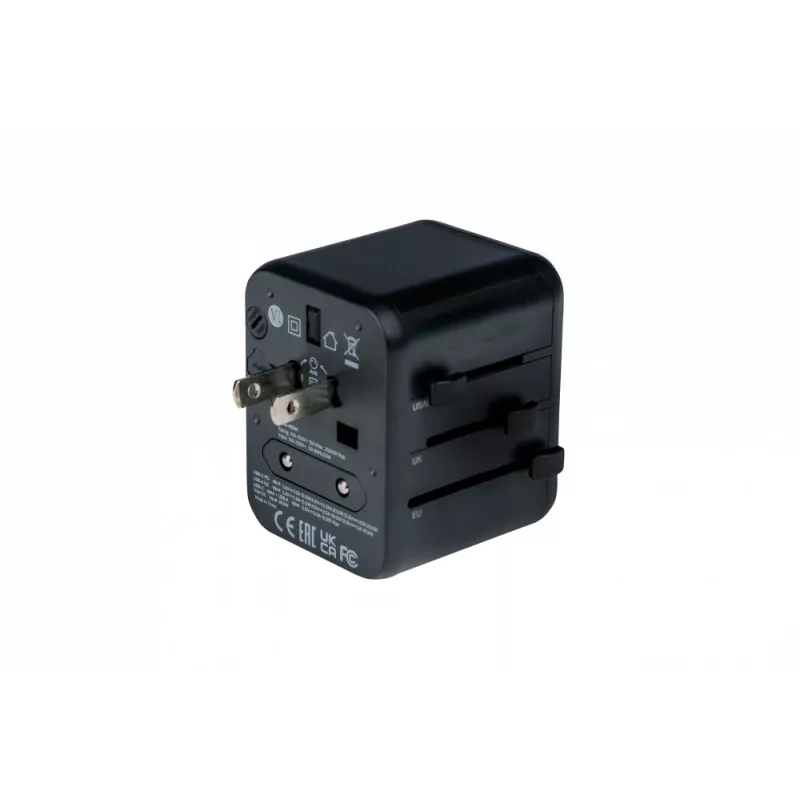 Verbatim 49544 universalus kelioninis adapteris juodas