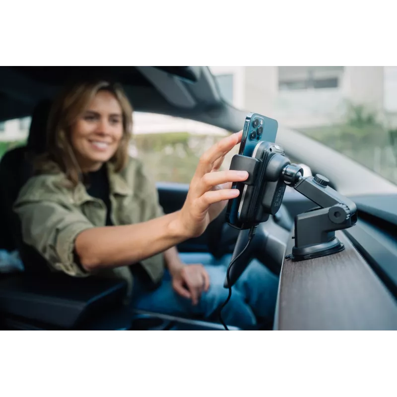 Verbatim FWC-03 Pro Qi greitas belaidis automobilinis kroviklis, juodas