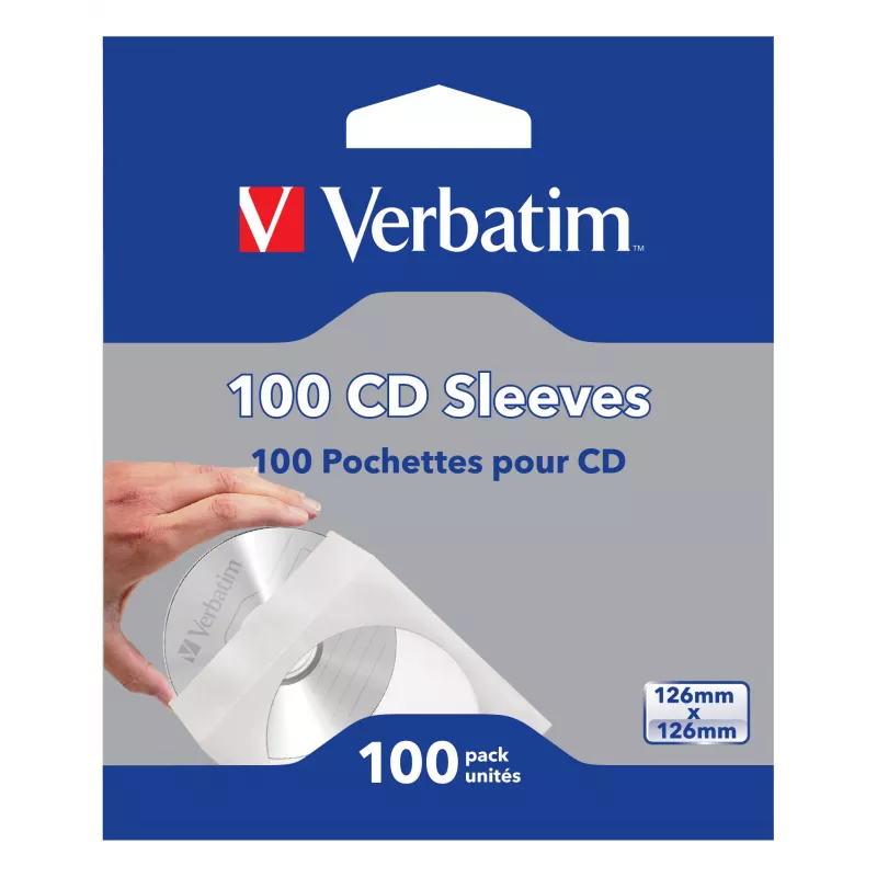 Verbatim CD vokeliai (popieriniai) 100 vnt.