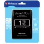 Verbatim Store 'n' Go USB 3.0 nešiojamas kietasis diskas 1TB juodas