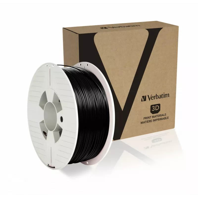 Verbatim 55052 3D spausdinimo medžiaga Polietileno tereftalato glikolis (PETG) Juoda 1 kg