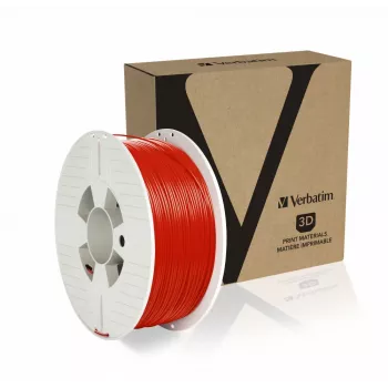 Verbatim 55053 3D spausdinimo medžiaga Polietileno tereftalato glikolis (PETG) Raudona 1 kg