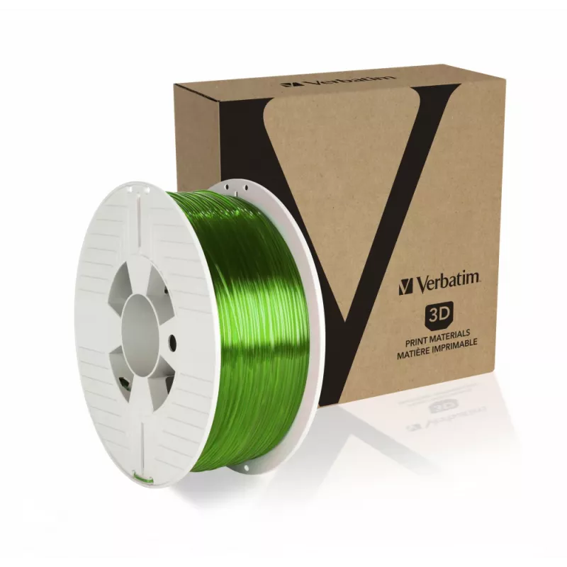 Verbatim 55057 3D spausdinimo medžiaga PETG žalia, permatoma 1 kg