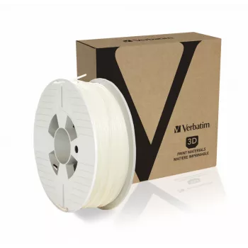 Verbatim 55326 3D spausdinimo medžiaga Polilaktido rūgštis (PLA) Balta 1 kg
