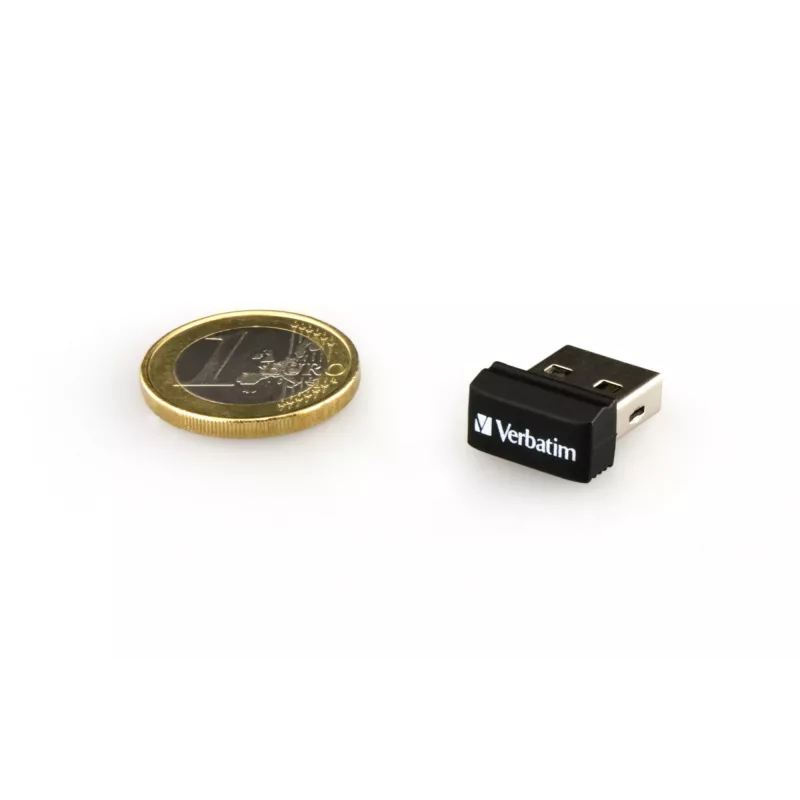 “Verbatim Store 'n' Stay NANO” USB atmintinė 32 GB, juoda