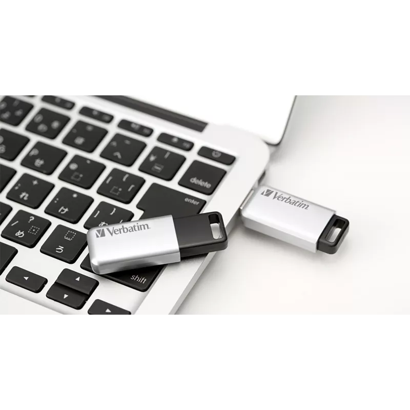 Verbatim Secure Pro USB 3.0 16 GB sidabrinis
