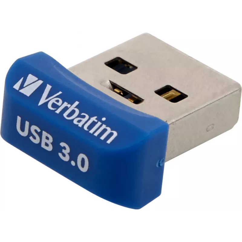 Verbatim Store 'n' Stay NANO 64 GB mėlyna – USB 3.2 Gen 1 atmintukas
