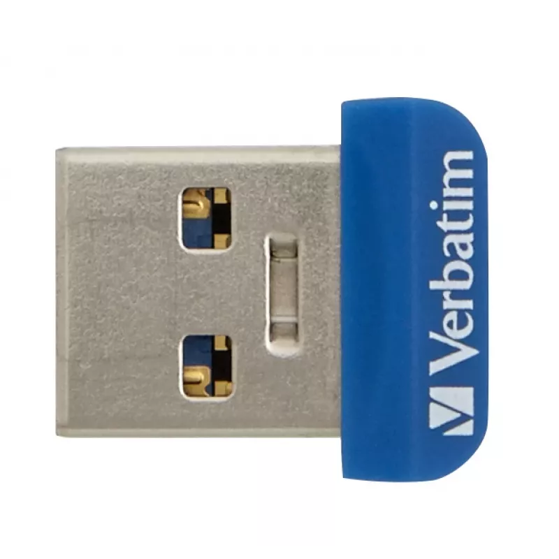 Verbatim Store 'n' Stay NANO 64 GB mėlyna – USB 3.2 Gen 1 atmintukas