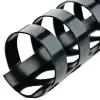 GBC CombBind įrišimo šukos 19mm A4 21R, juodos, 180 lapų, PVC