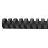 GBC CombBind įrišimo šukos 19mm A4 21R, juodos, 180 lapų, PVC