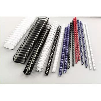 GBC CombBind įrišimo šukos 22mm A4 21R, juodos, 210 lapų