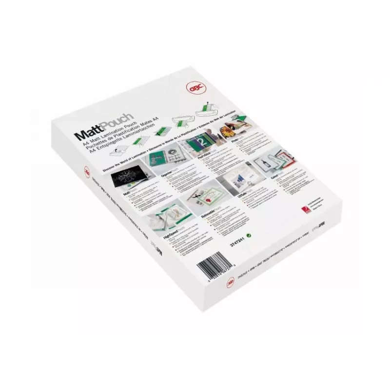 GBC laminavimo maišelis A3 matinis 125 mikronų