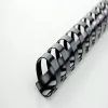 GBC CombBind įrišimo šukos 6 mm A4 21R, juodos, 25 lapų, PVC