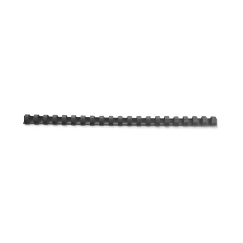 GBC CombBind įrišimo šukos 6 mm A4 21R, juodos, 25 lapų, PVC