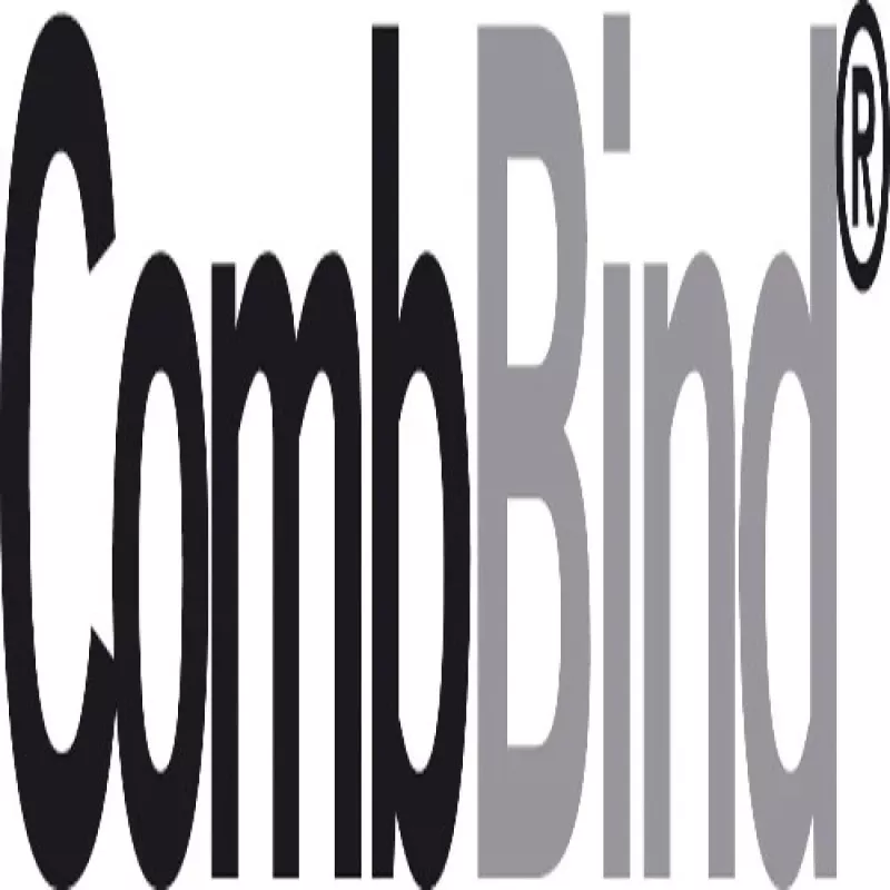 GBC CombBind įrišimo šukos 6 mm A4 21R, juodos, 25 lapų, PVC