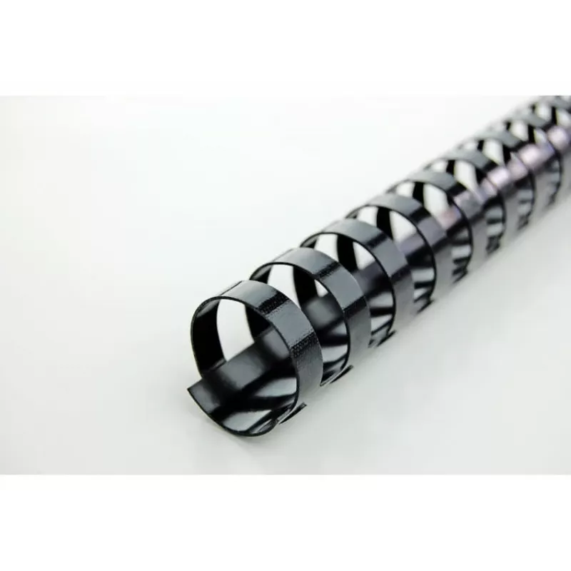 GBC CombBind įrišimo šukos 8mm A4 21R, juodos, 45 lapų, PVC