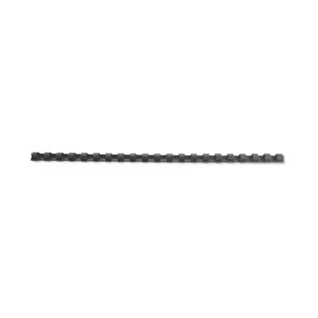 GBC CombBind įrišimo šukos 10 mm A4 21R, juodos, 65 lapų, PVC