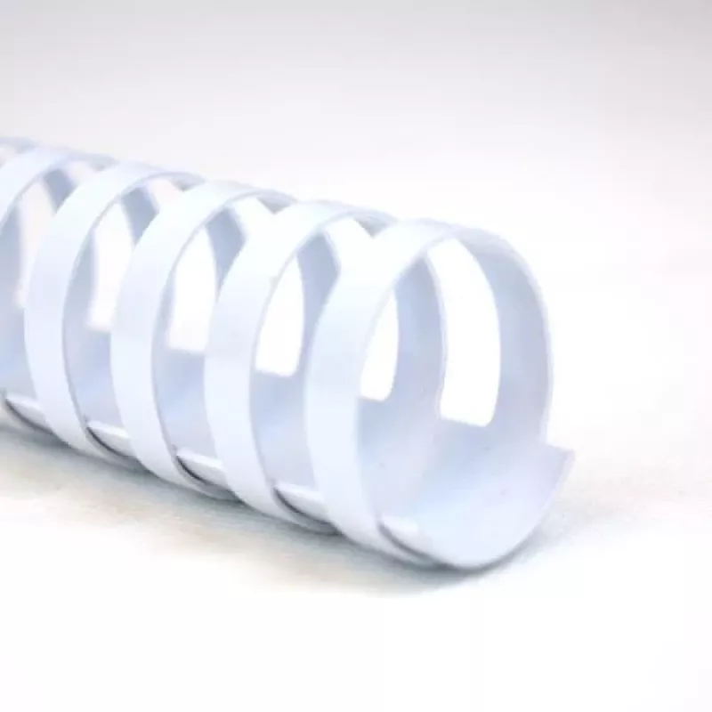 GBC CombBind įrišimo šukos 6 mm A4 21R, baltos, 25 lapų, PVC