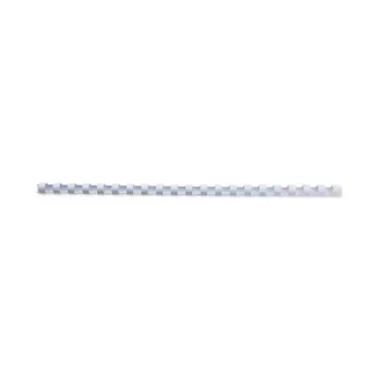 GBC CombBind įrišimo šukos 8 mm A4 21R, baltos, 45 lapų, PVC