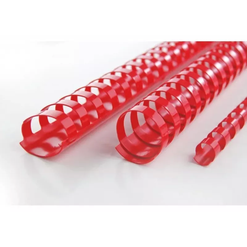GBC CombBind rišimo šukos 10mm A4 21R, baltos, 65 lapų, PVC