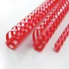 GBC CombBind rišimo šukos 10mm A4 21R, baltos, 65 lapų, PVC