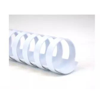 GBC CombBind įrišimo šukos 12mm A4 21R, baltos, 95 lapų, PVC