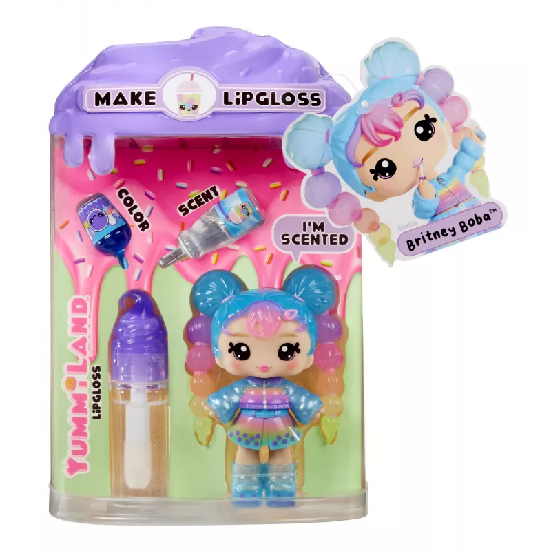 MGA Entertainment Yummiland Lip Gloss Lėlė Serija 2 – Boba (Britney Boba)