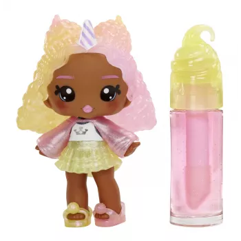 MGA Entertainment Yummiland Lip Gloss Lėlė Serija 2 – Medvilninis Saldainis (Nia Candy Fluff)
