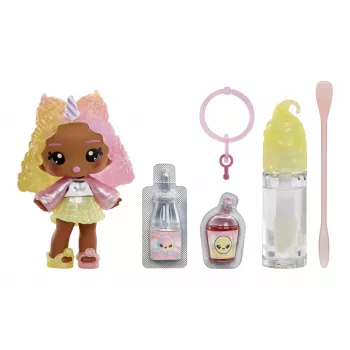 MGA Entertainment Yummiland Lip Gloss Lėlė Serija 2 – Medvilninis Saldainis (Nia Candy Fluff)