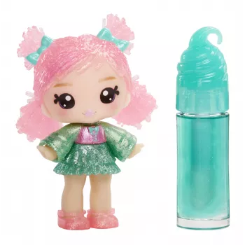 MGA Entertainment Yummiland Lip Gloss Doll Series 2 – Licorice (Susie Sour Straw) – lėlė su lūpų blizgiu