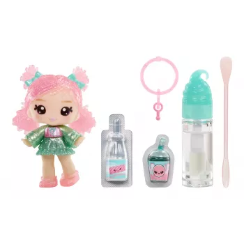 MGA Entertainment Yummiland Lip Gloss Doll Series 2 – Licorice (Susie Sour Straw) – lėlė su lūpų blizgiu