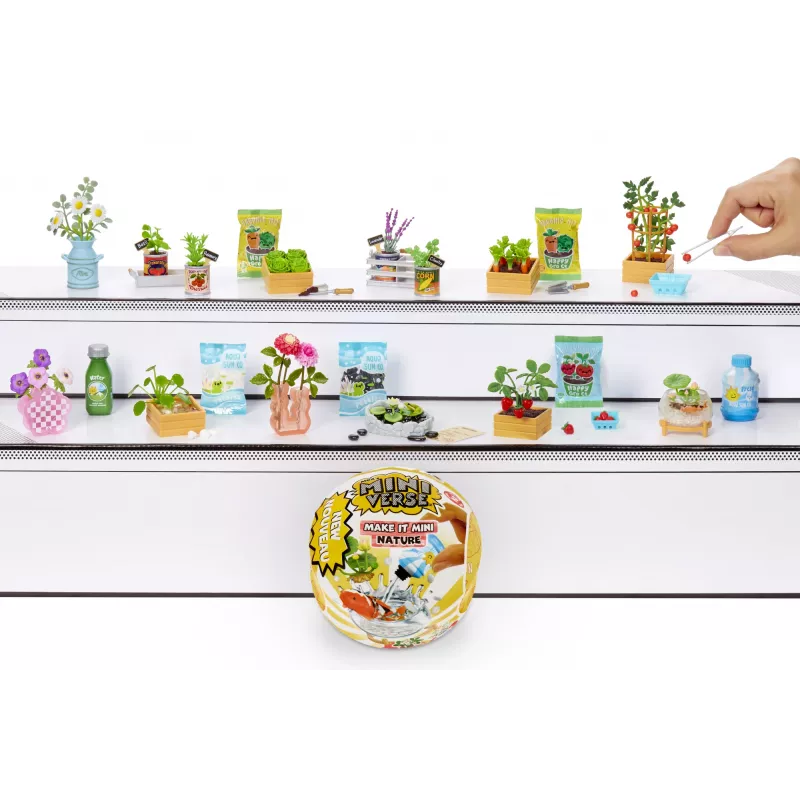 Miniverse MGA's - Make It Mini Nature Series 2 PDQ, 8 m., Įvairiaspalvis, Plastikas