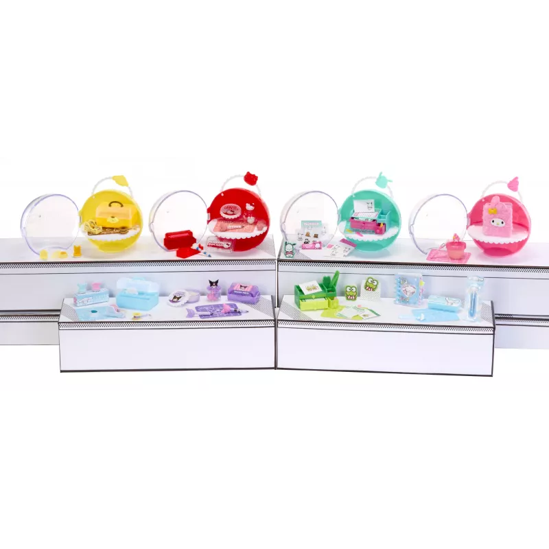 Miniverse Make It Mini Hello Kitty and Friends Series 3 kūrybinis rinkinys, 8 m., Hello Kitty, įvairiaspalvis, plastikas, derva