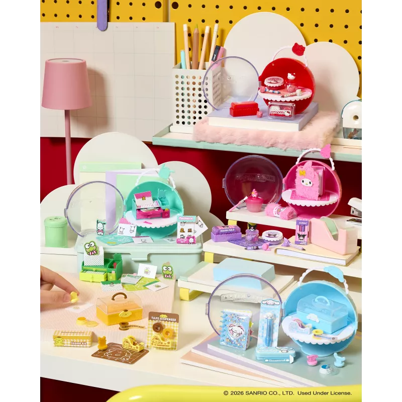 Miniverse Make It Mini Hello Kitty and Friends Series 3 kūrybinis rinkinys, 8 m., Hello Kitty, įvairiaspalvis, plastikas, derva