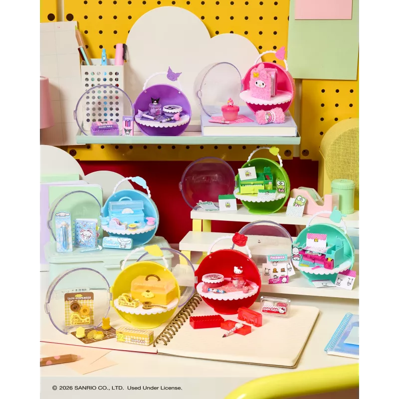 Miniverse Make It Mini Hello Kitty and Friends Series 3 kūrybinis rinkinys, 8 m., Hello Kitty, įvairiaspalvis, plastikas, derva