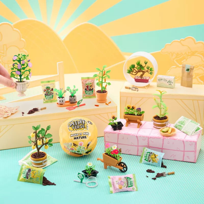 Miniverse Make It Mini Nature – 3 serija, 8 m., įvairiaspalvis, plastikas