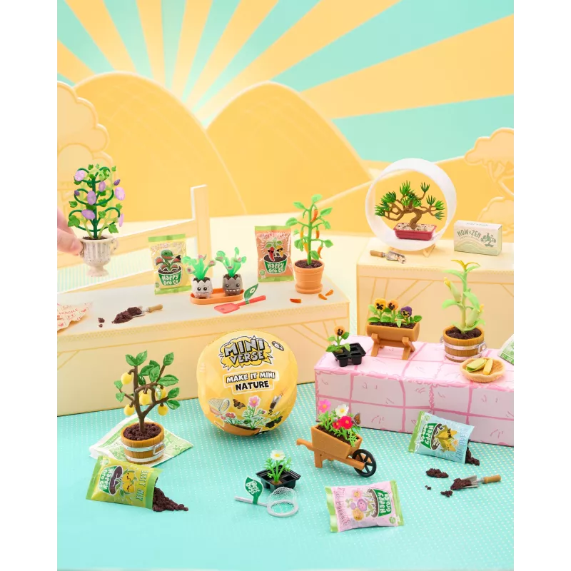 Miniverse Make It Mini Nature – 3 serija, 8 m., įvairiaspalvis, plastikas