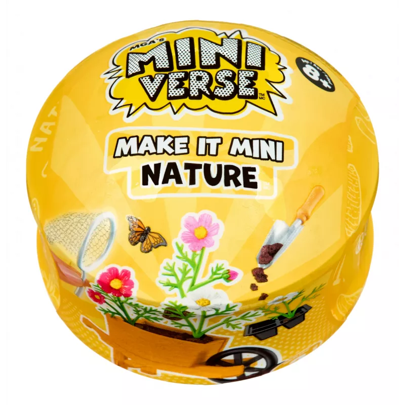 Miniverse Make It Mini Nature – 3 serija, 8 m., įvairiaspalvis, plastikas