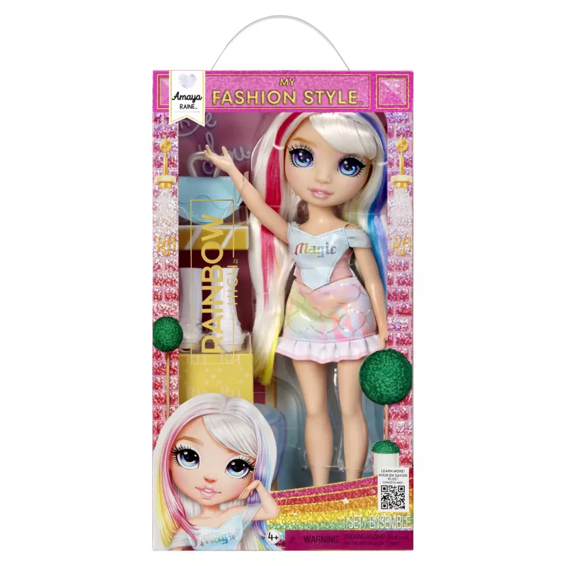 Lėlė Rainbow High My Fashion Style – Amaya, mados lėlė, 280 mm, įvairiaspalvė