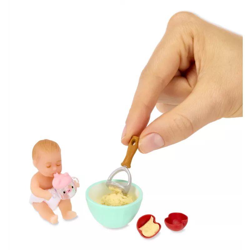 Miniverse Make It Mini Real Baby žaislų rinkinys, 8 m., įvairiaspalvis, plastikas