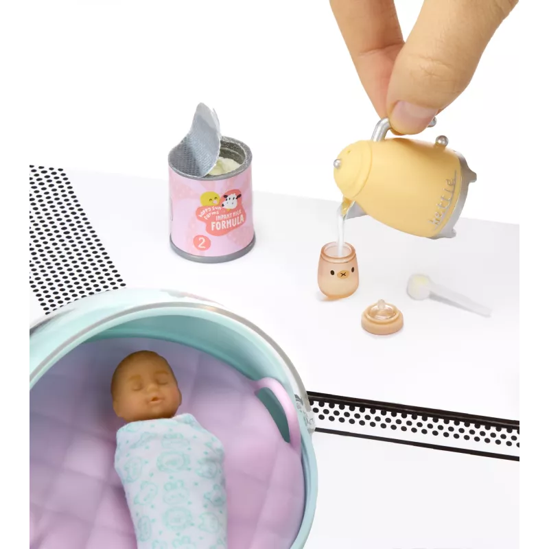 Miniverse Make It Mini Real Baby žaislų rinkinys, 8 m., įvairiaspalvis, plastikas