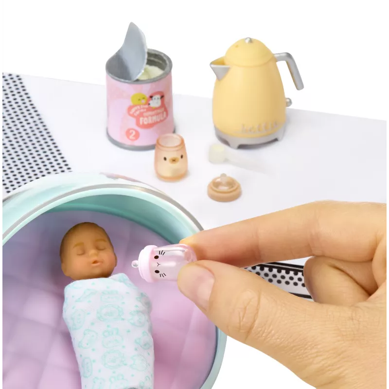 Miniverse Make It Mini Real Baby žaislų rinkinys, 8 m., įvairiaspalvis, plastikas