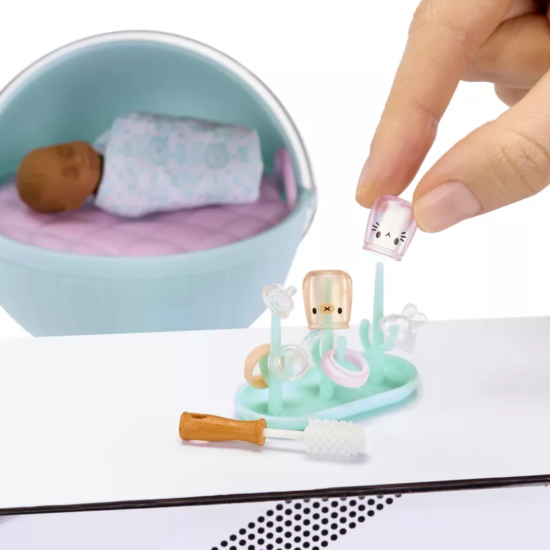 Miniverse Make It Mini Real Baby žaislų rinkinys, 8 m., įvairiaspalvis, plastikas