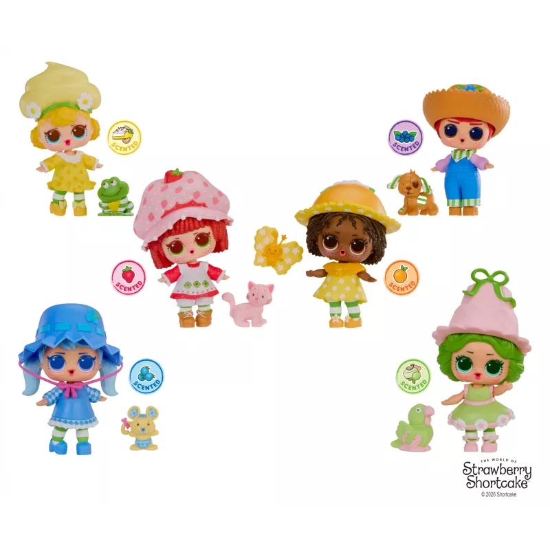 L.O.L. Surprise Loves Strawberry Shortcake Tots – Kolekcinės lėlytės su kvapais