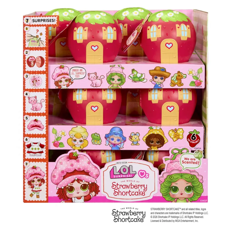 L.O.L. Surprise Loves Strawberry Shortcake Tots – Kolekcinės lėlytės su kvapais
