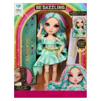 Rainbow High Be Dazzling mados lėlė Celine Turquoise (žalsvai mėlyna)