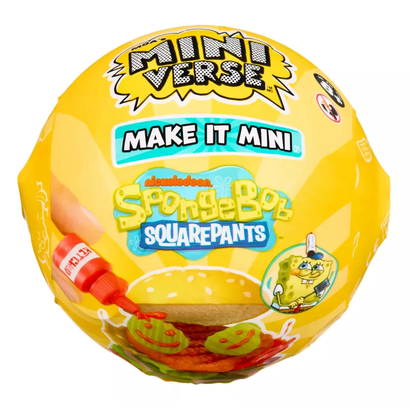 Miniverse Make It Mini SpongeBob SquarePants, 8 metų, įvairių spalvų