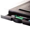 Fellowes kompiuterio monitoriaus stovas su 5 aukščio reguliavimo padėtimis - Office Suites monitoriaus pakėlimo stovas su laikymo lentyna - ergonomiškas reguliuojamas monitoriaus stovas - maks. svoris 36 kg / maks. dydis 28 coliai - grafitas