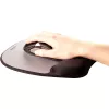 Fellowes pelės kilimėlis su riešo atrama – Memory Foam, ergonomiškas, sidabrinis