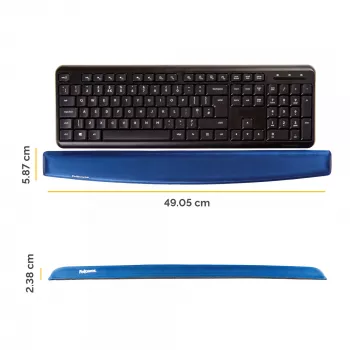 Fellowes 9178401 riešo atrama gelinė, poliuretanas, mėlyna